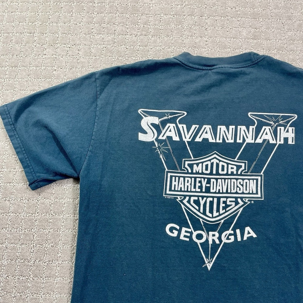 VTG 1998 Harley Davidson Daytona Bike Week Size Large Biker Motorcycle Tshirt - Picture 5 of 8